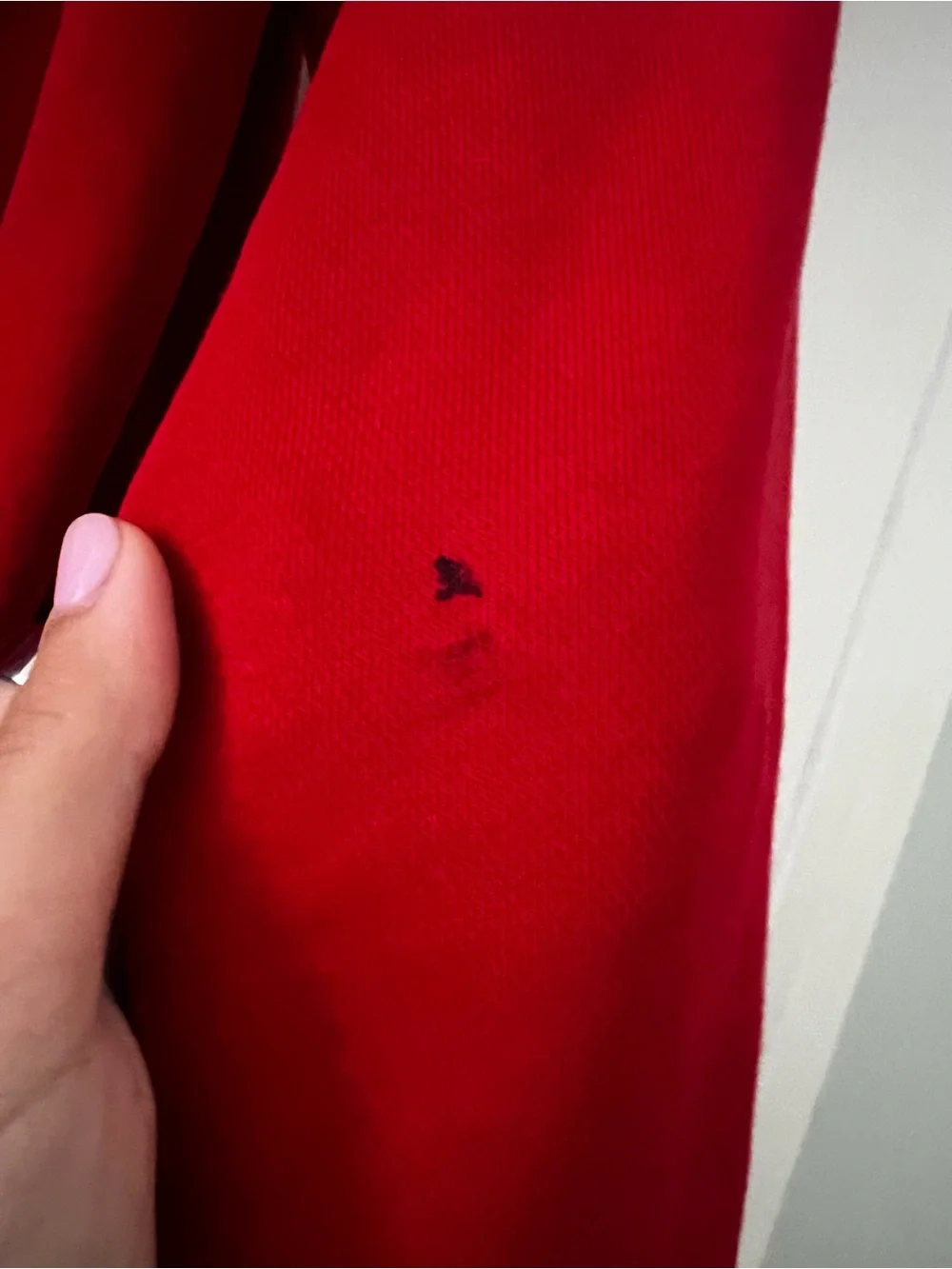 Nike Red Pullover Hoodie with White Swoosh